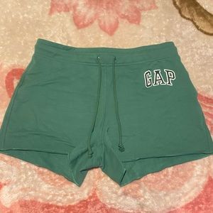 Gap green sweat shorts